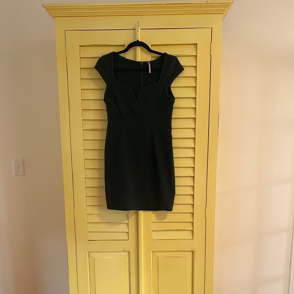 Free People Denim Mini Dress For Sale